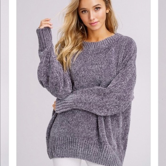 LAST 3️⃣ Chenille Crew Neck Pullover - Picture 6 of 8